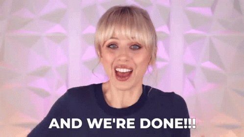 And Were Done Superholly GIF