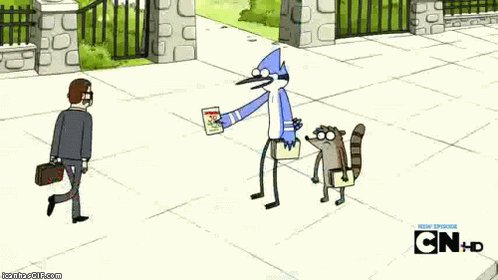 Avoid Regular Show GIF