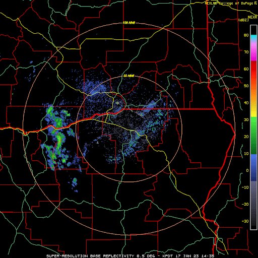 NWS Pendleton on Twitter "Doppler Radar detected an odd "burst" of