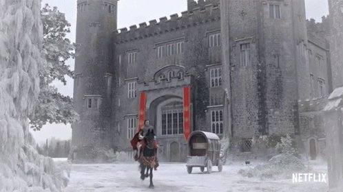 Castle Horse GIF