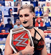 Rhea Ripley Champ GIF