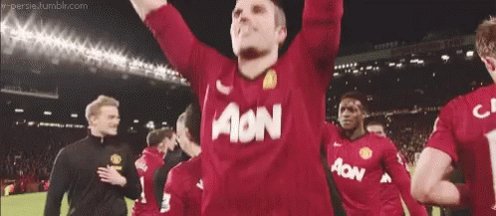 Van Persie Jumping GIF