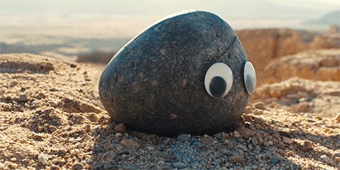 Nothing to see here just an angry rock with giant googly eyes and duct tape  eyebrows move along — Steemit
