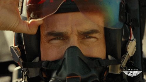 Goggles On Pete Mitchell GIF