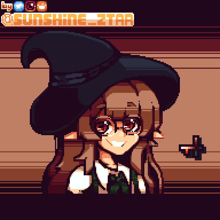 Commission for @probably_beee #pixelart #ドット絵