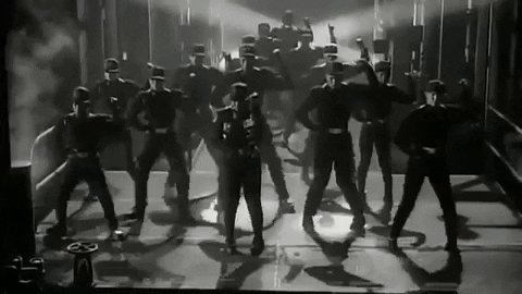 Black And White Dance GIF b...