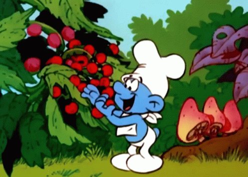 The Smurfs Smurfberries GIF