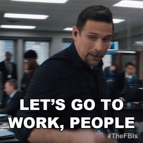 Lets Go To Work People Jubal Valentine GIF
