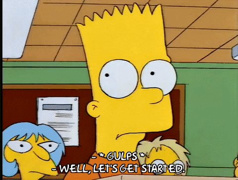 gif from Simpsons: a teacher stands in front of a blackboard