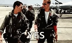 High Five Top Gun GIF