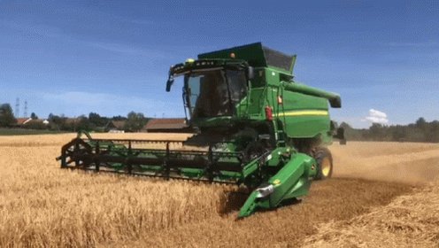 Harvesting John Derre GIF