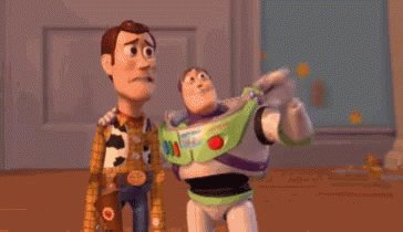 Buzz Lightyear to Woody (Toy Story): 'everywhere...'
