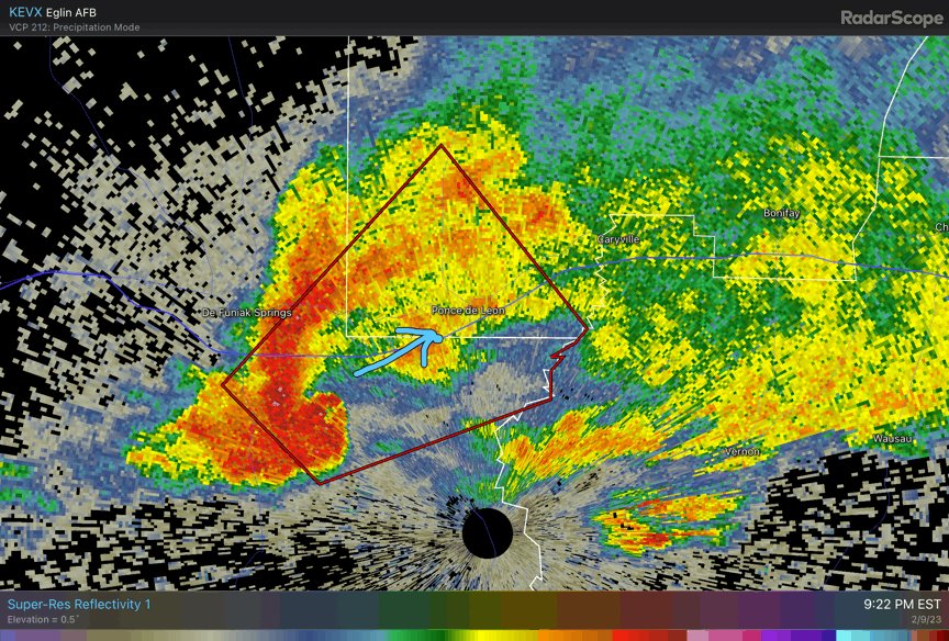 NWS Tallahassee on Twitter "VERY DANGEROUS tornadic storm moving