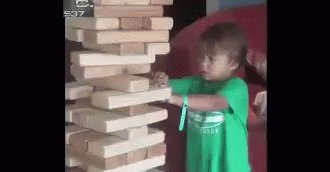 Jenga Ouch GIF