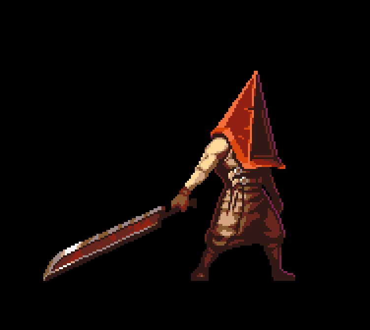 THE ART OF VIDEO GAMES on X: Fan art  Silent Hill - Pyramid Head Artist:  @click_burgundy  / X