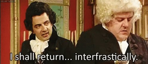 I Shall Return Black Adder GIF