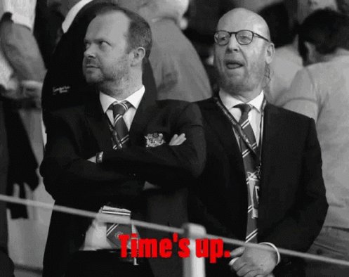 Times Up Glazers Out GIF