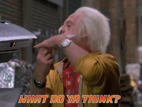 What Do You Think Doc Brown GIF by Back to the Future Trilog