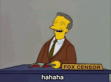 The Simpsons Fox Censor GIF