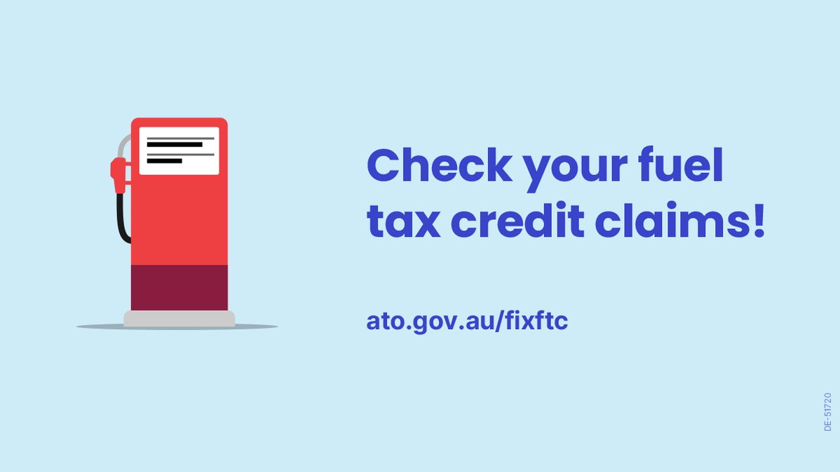 Check your fuel tax credit claim for errors! The rates were
