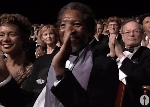 Morgan Freeman Applause GIF...