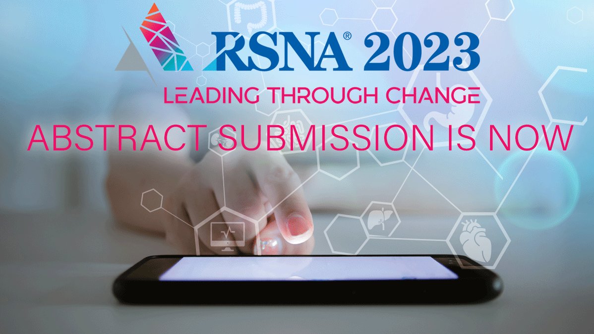RadioGraphics on Twitter "Considering an abstract submission for RSNA