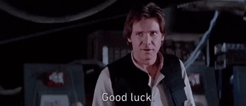 Han Solo Good Luck GIF by S...