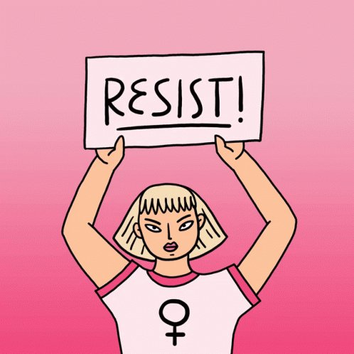 Resist Feminist GIF