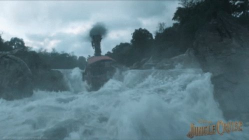 Strong Rapids Jungle Cruise GIF