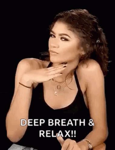 Zendaya Let Me Calm Down GIF