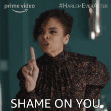 Shame Finger Wag GIF by Harlem