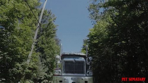 Truck Driving Driving Past GIF