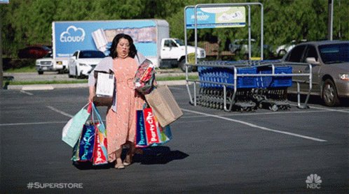 Carrying Bags Oops GIF