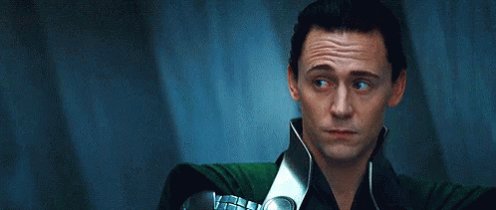 Loki eyebrows raised as though to express "what did you