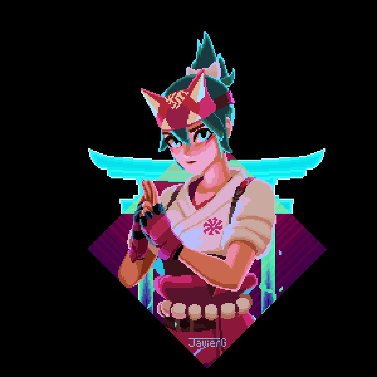 Strikewind on X: RT @Xavier_Gd: Kiriko ✨ #Overwatch #pixelart #ドット絵  t.covMH6Umicsm  X