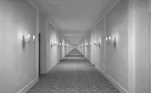 Scary Hallway GIF