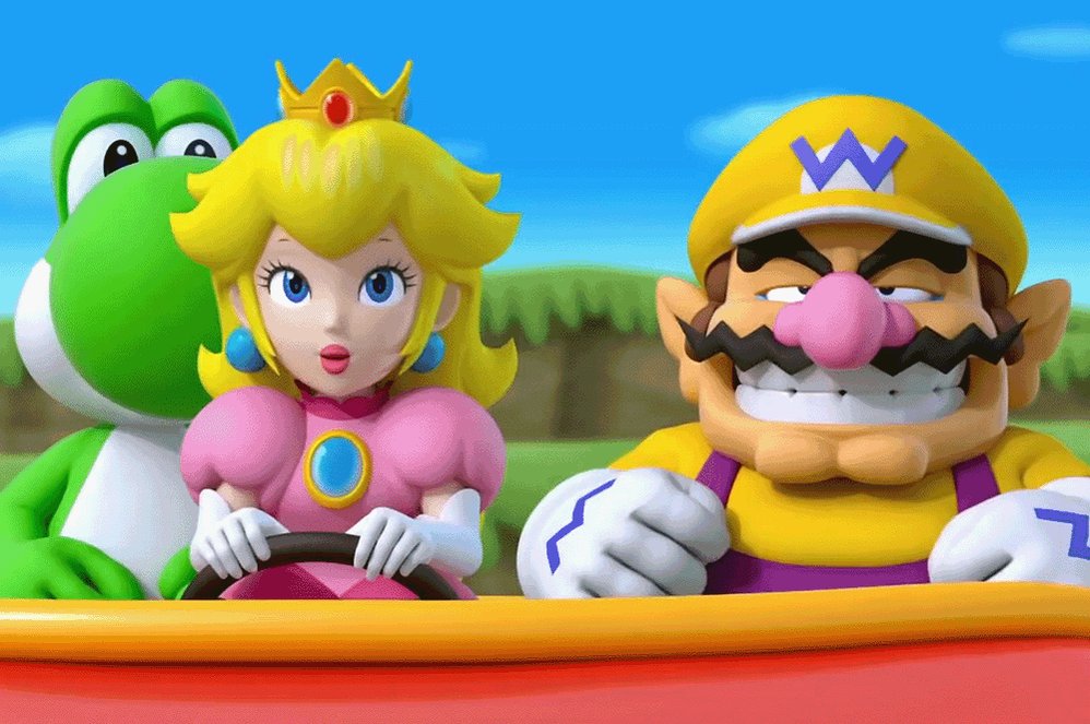 wario and peach