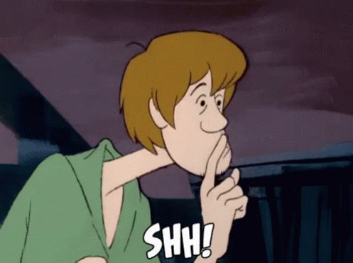 Shaggy Shh GIF