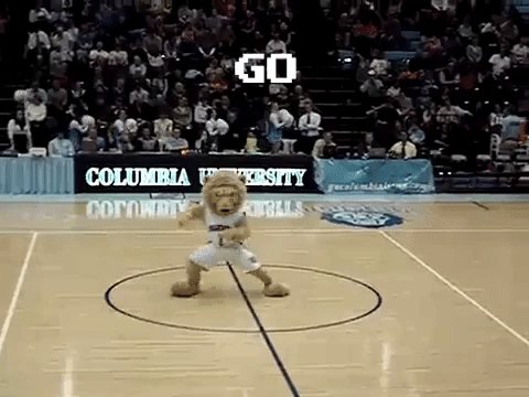 dance lion GIF by Columbia ...