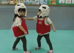 Kids Fighting GIF