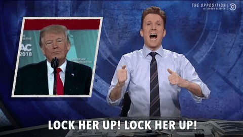 lock her up GIF by The Oppo...