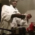 Cooking Scared GIF