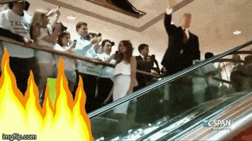 Donald Trump Fire GIF