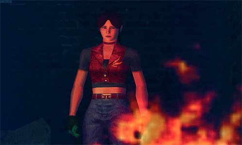 ARTPOP's Revenge on X: Resident Evil Degeneration Claire Redfield
