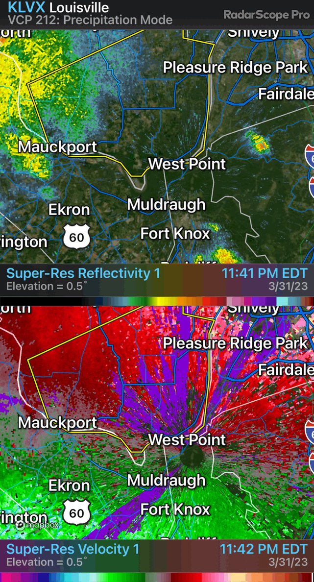 Kentucky Radar Tornadoes Near Frankford