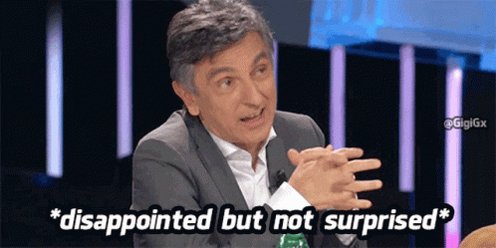 Vincenzo Salemme Disappoint...