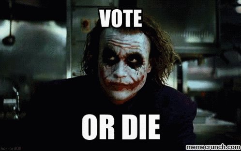 Vote Or Die GIF