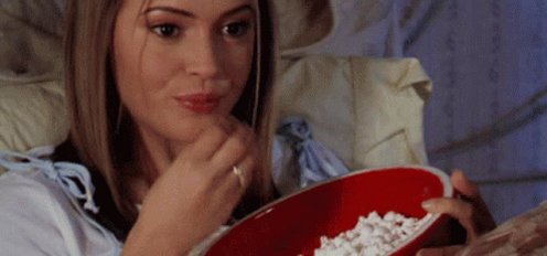 Popcorn Eat GIF