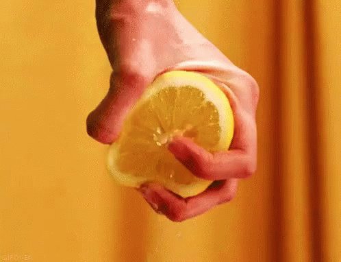 Juice Squeeze Lemon GIF