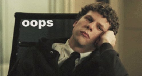 Oops The Social Network GIF